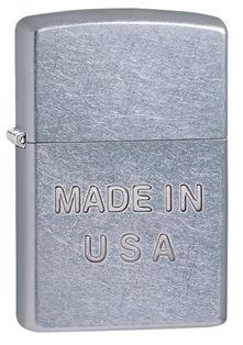 Silver "Made in the USA" Zippo Lighter 